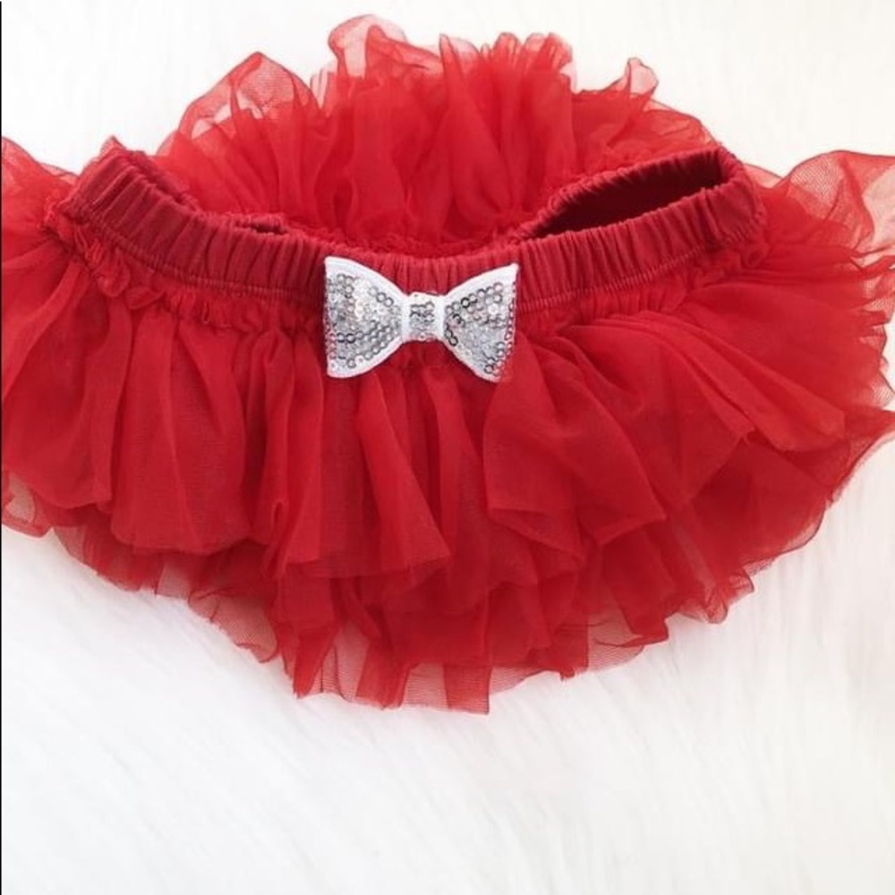CHRISTMAS TUTU Bloomers soft ruffles all around